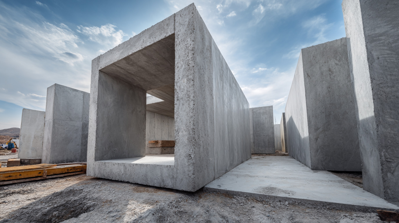 concrete used in modern construction